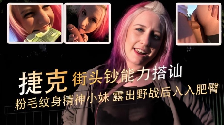 粉毛纹身精神小妹 露出野战后入入肥臀 捷克街头钞能力搭讪}