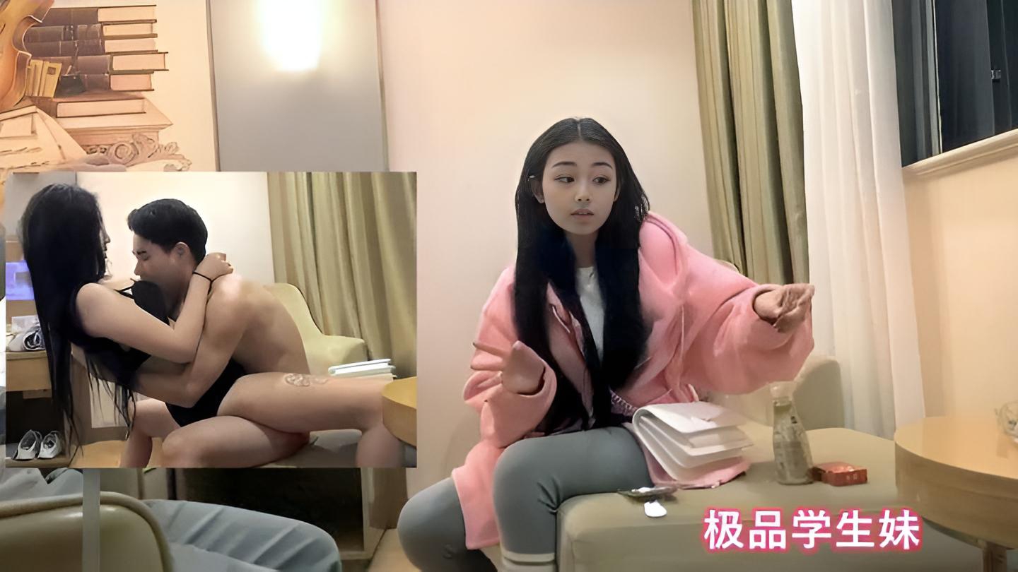 约操粉衣小巧妹子,抱着猛操贼爽