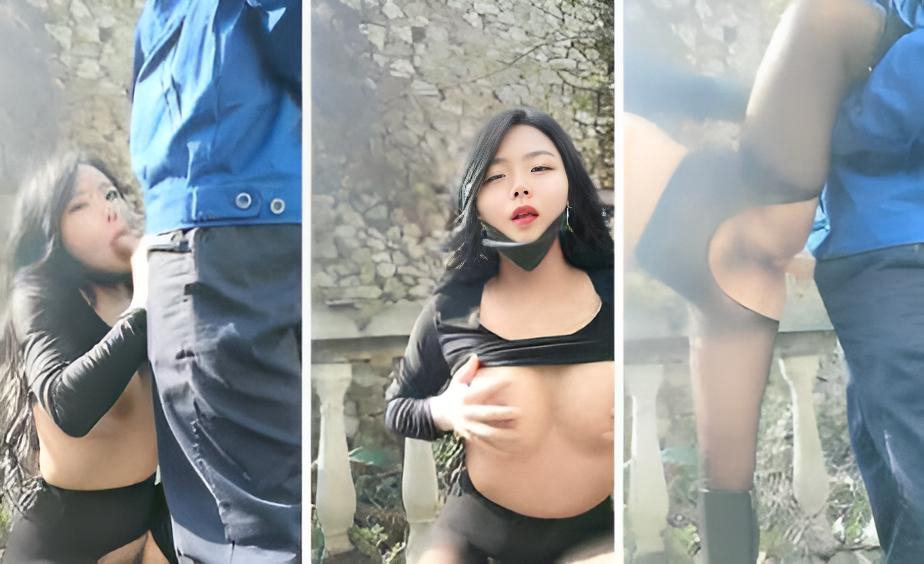 1.2颜值美女户外勾搭陌生人野战啪啪 紧张刺激