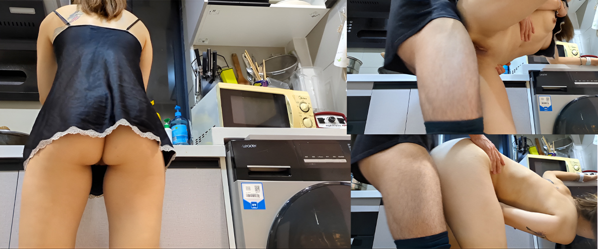 漂亮熟女,人妻 光着屁屁在厨房干活 这大肥臀看着太诱惑 上去就是一顿无套猛怼 内射-干的都走不动道