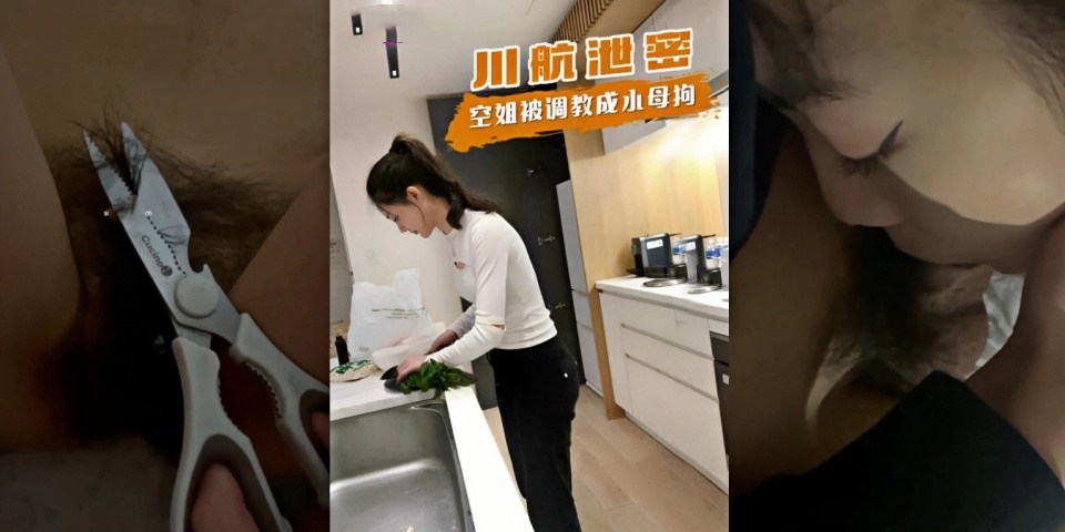 『反差婊』川航泄密 正经空姐私下是个喜欢被调教的小母狗